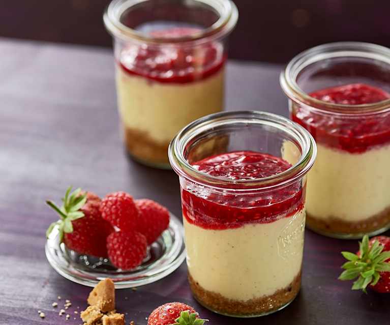 Cheesecakes in Jars