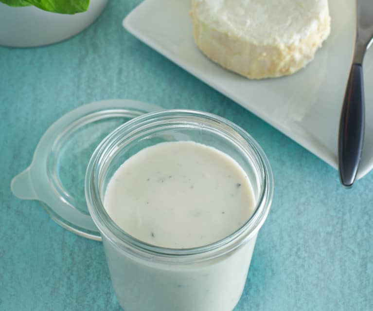 Salsa de queso de cabra