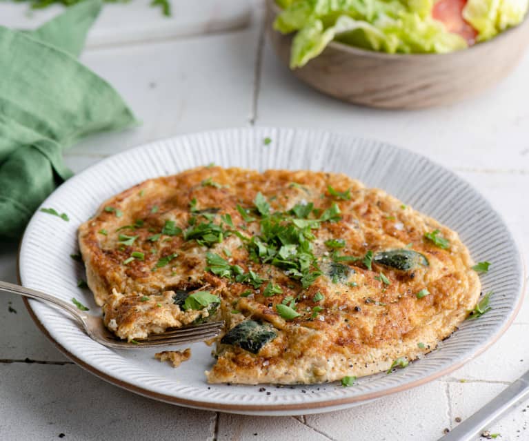 Courgette-omelet (1800 kcal)