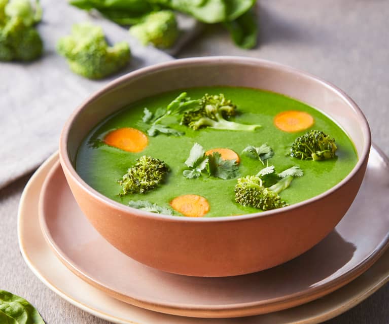 Crema vegana de cilantro y espinacas - Cookidoo® – la plataforma de recetas  oficial de Thermomix®