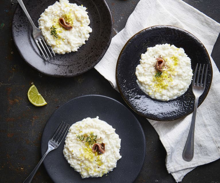 Risotto alle acciughe e limone (Bimby Friend)