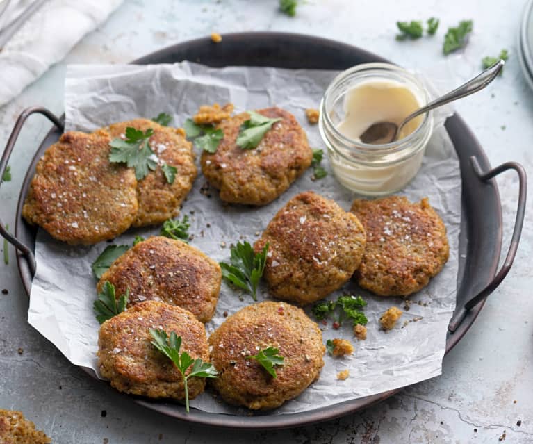 Green Spelt Bread Patties