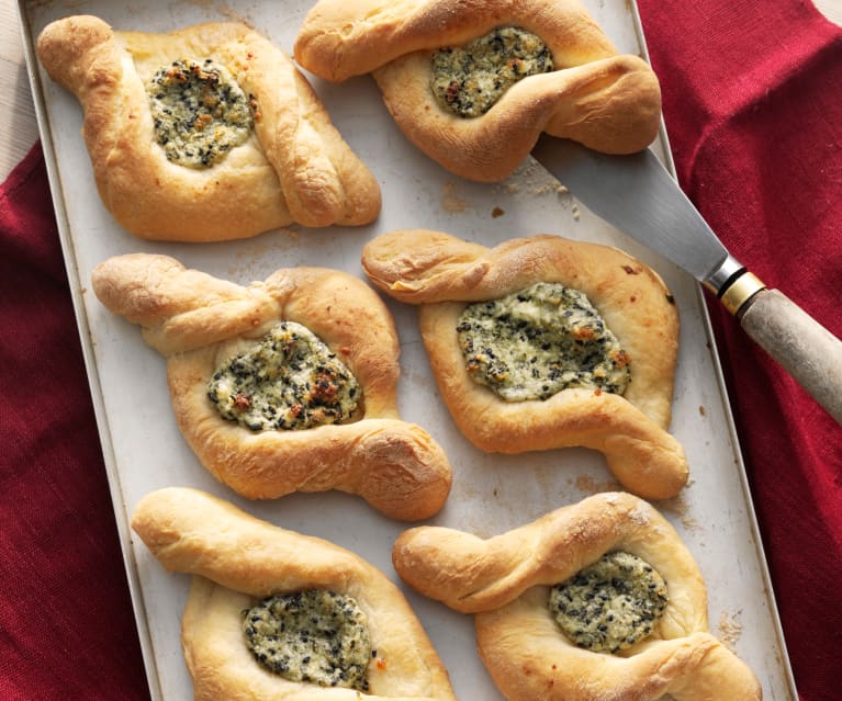 Fatayer with Cheese and Mint