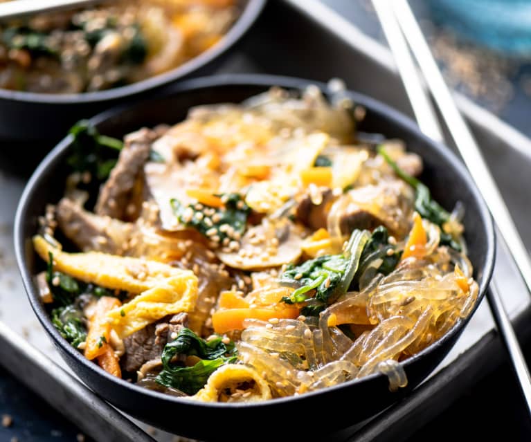 Korean Glass Noodles with Stir Fried Vegetables (TM5)