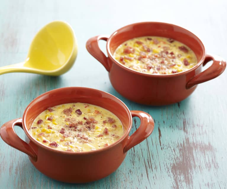 Corn and Bacon Chowder - Cookidoo® – the official Thermomix® recipe ...