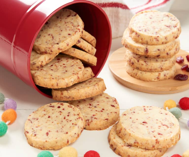 Biscuits aux canneberges et aux amandes (métrique)