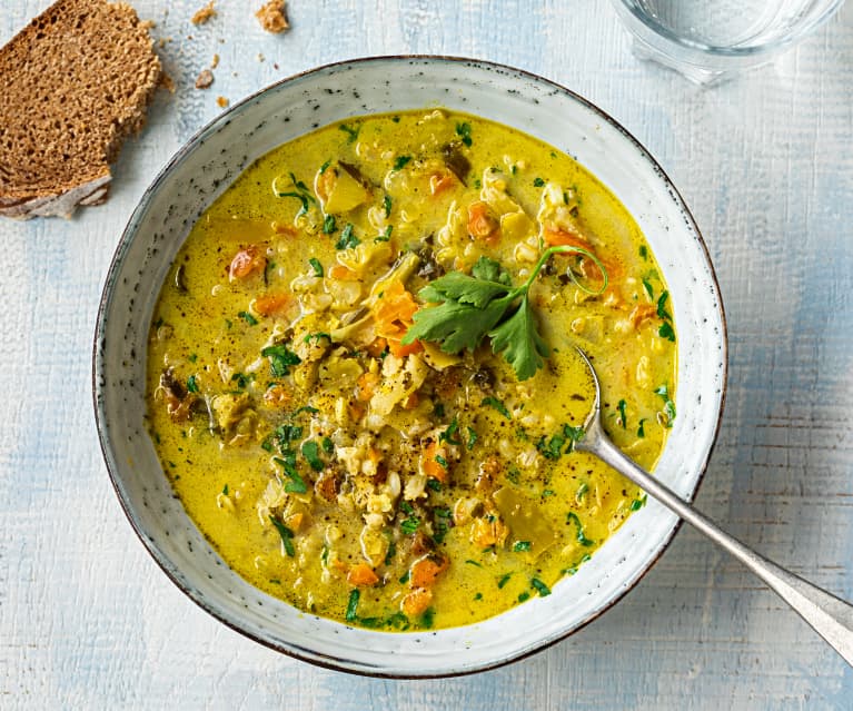 Gemüsesuppe mit Rollgerste