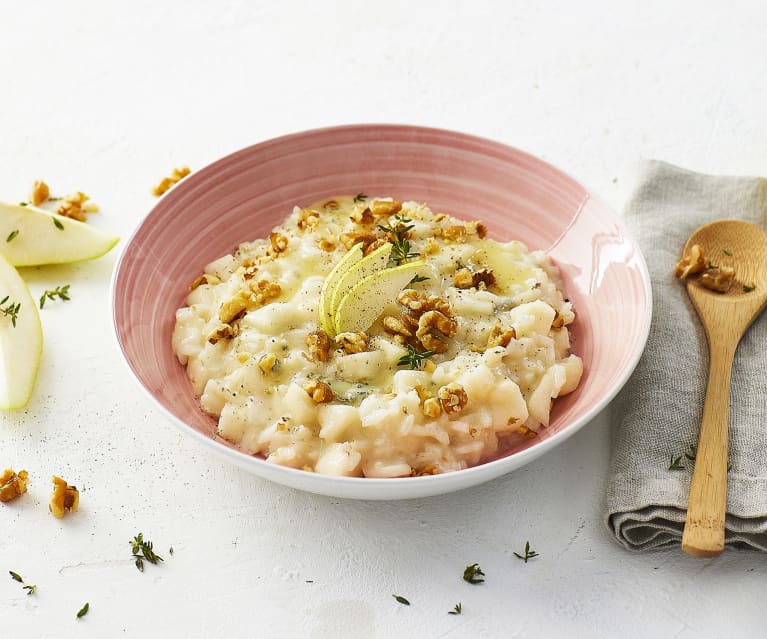 Risotto pere, Gorgonzola e noci