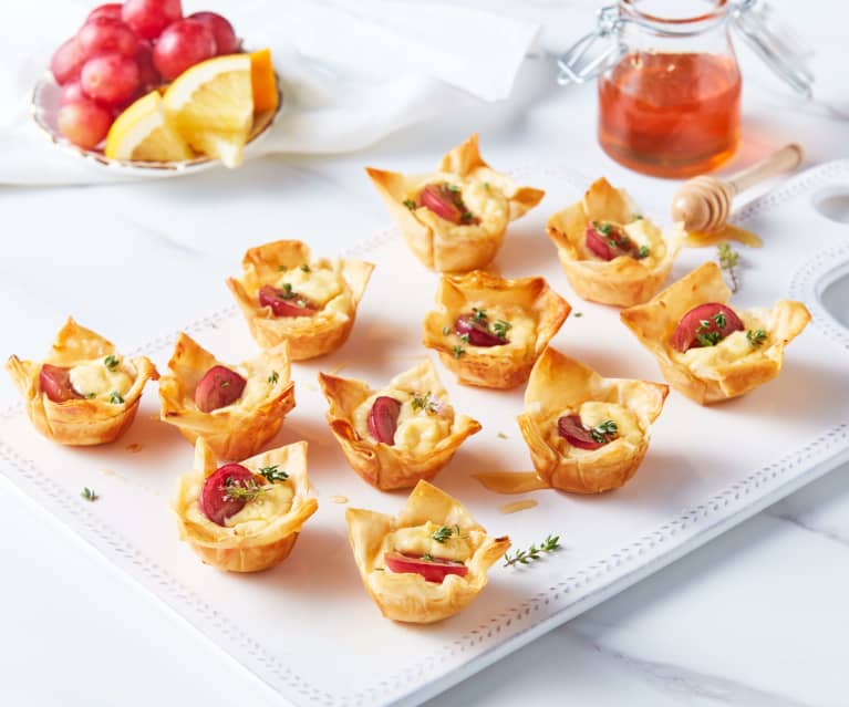 Orange Honey Cheesecake Phyllo Cups