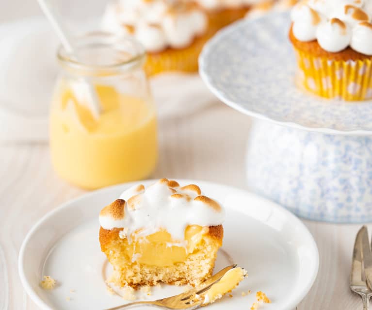 Lemon meringue cupcakes - Cookidoo® – the official Thermomix