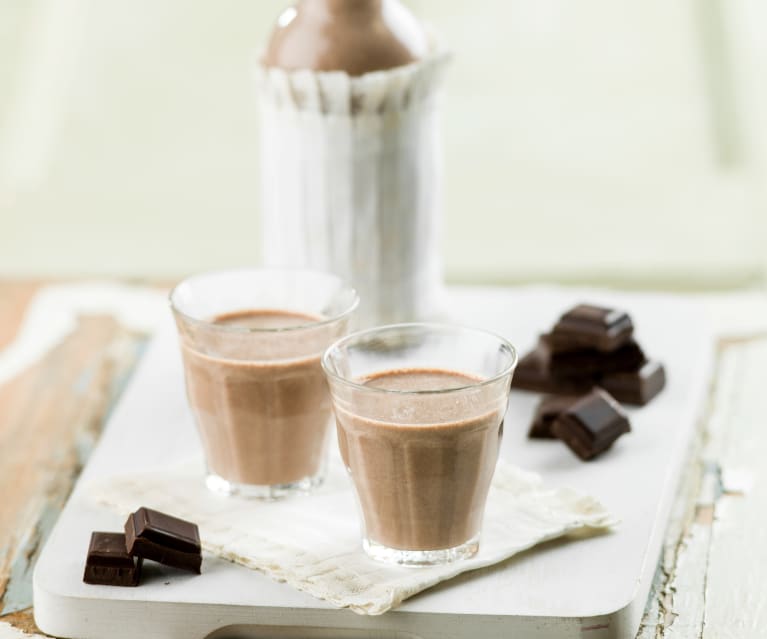 Yaourt chocolat et lait