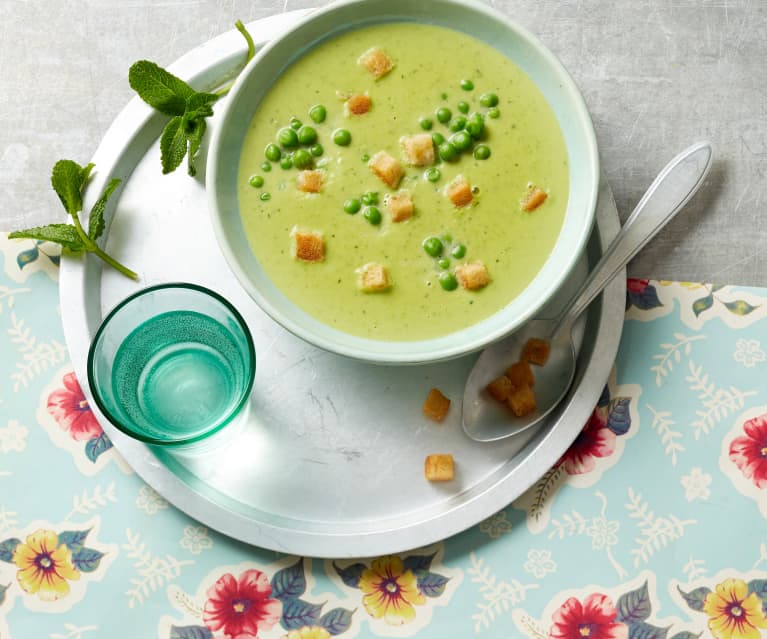 Erbsen-Minz-Suppe - Cookidoo® – the official Thermomix® recipe platform