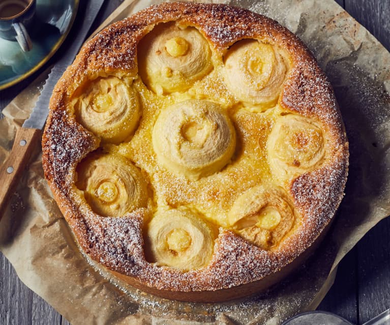 Gigantischer Apfelkuchen