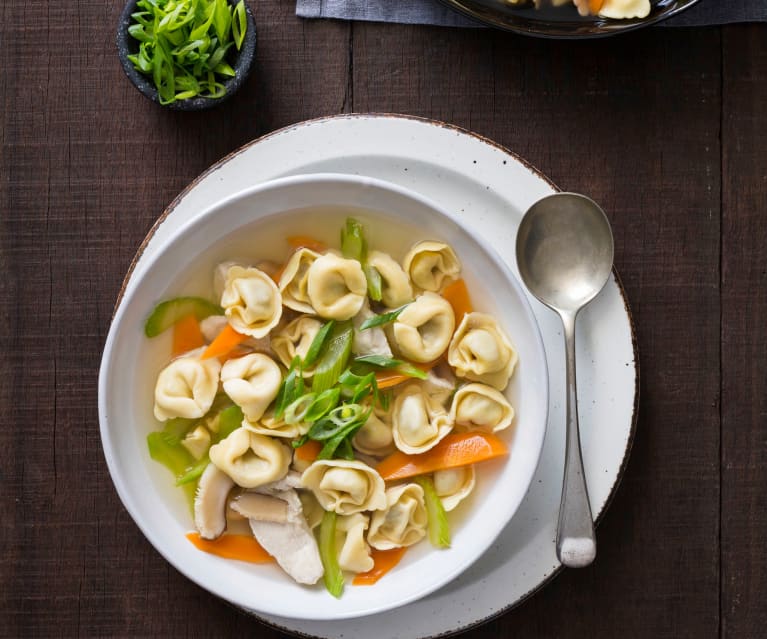 Tortellini soup