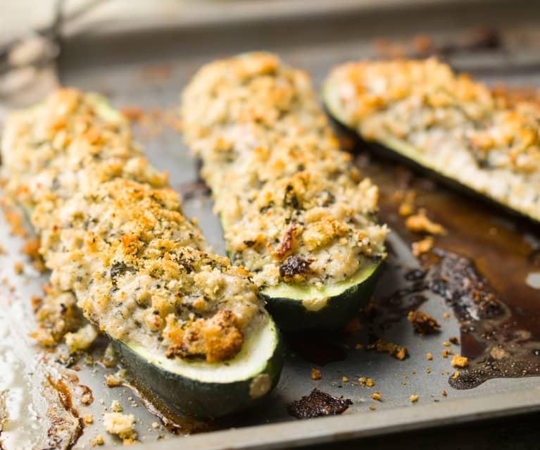 Stuffed Courgettes - Zucchine farcite