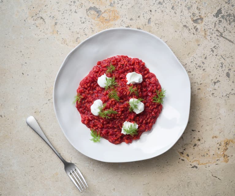 Beetroot risotto