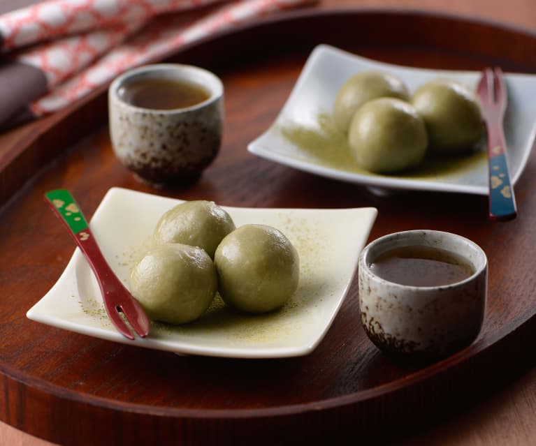 Dumplings de matcha