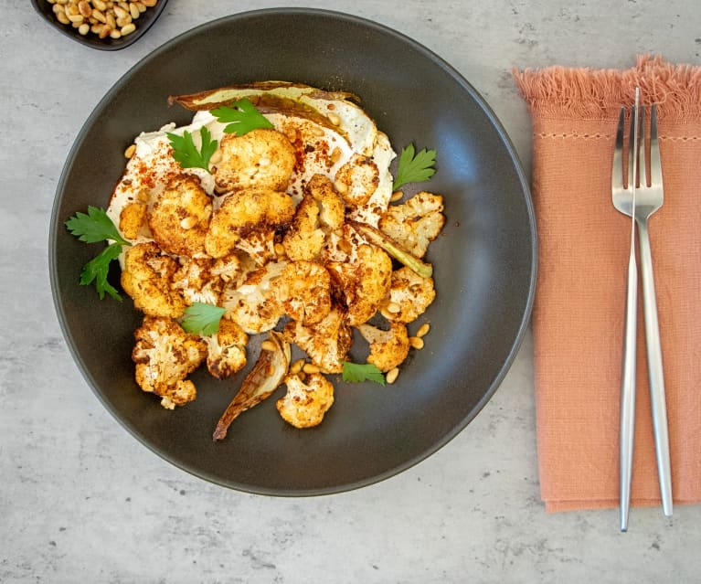 Spiced roast cauliflower and whipped feta (Diabetes)