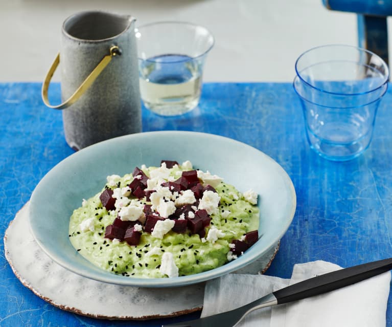 Petersilien-Risotto mit Roter Bete