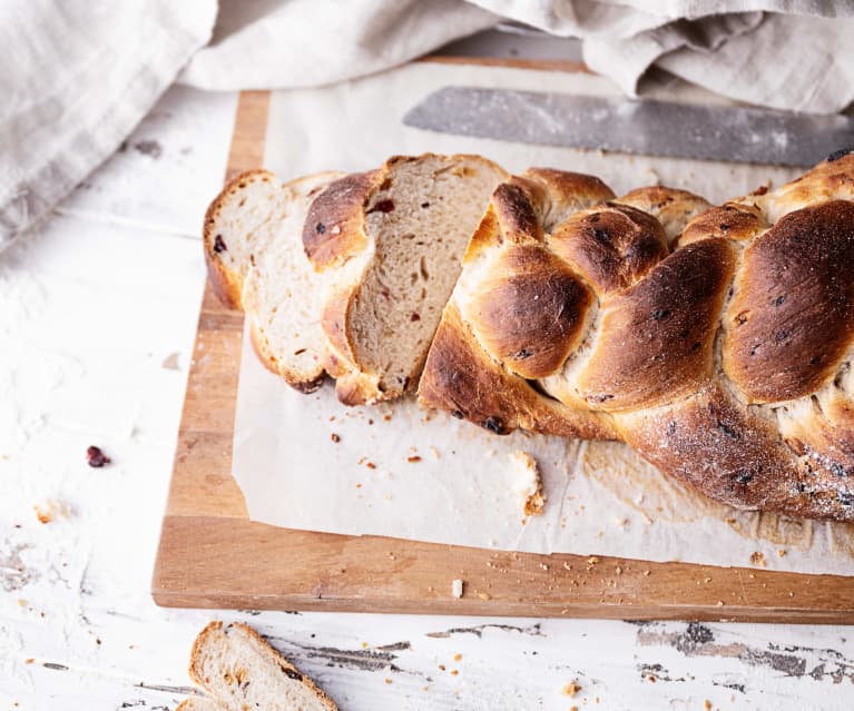 Pan de jalá vegano