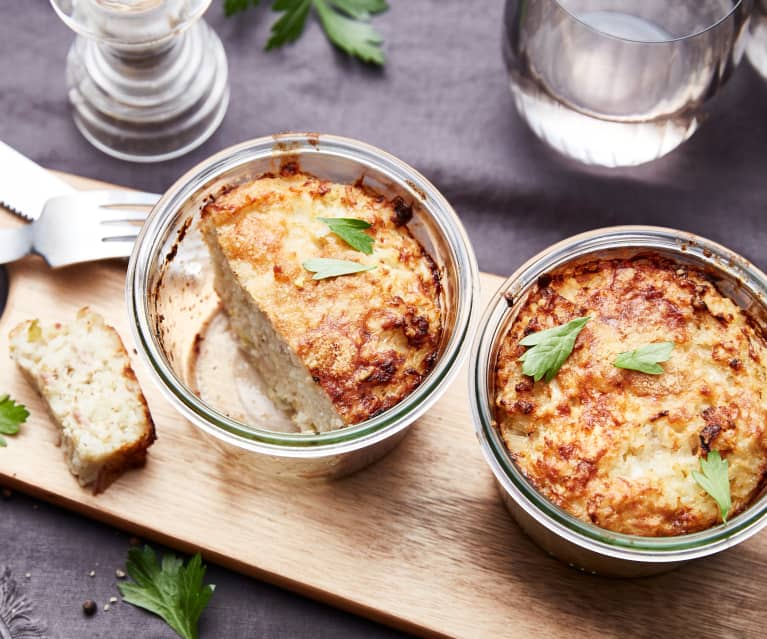 Soufflé aux endives et parmesan