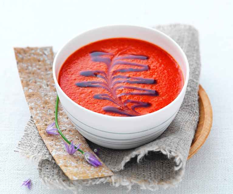 Gazpacho di peperone e aceto balsamico