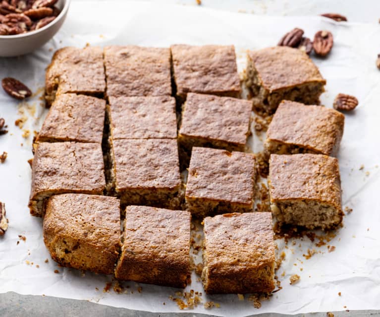 Blondies (sin gluten y sin huevo)