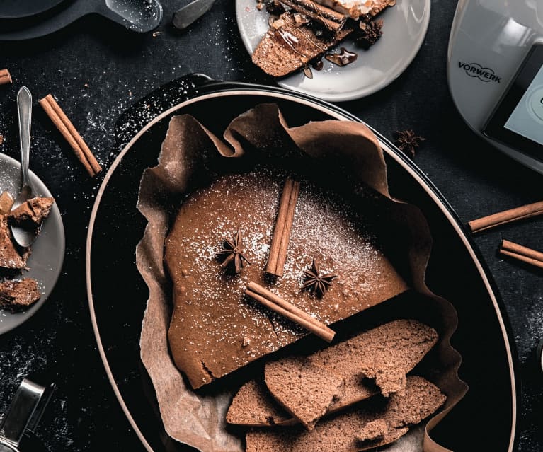 Pain d'épices au miel de châtaignier en cocotte