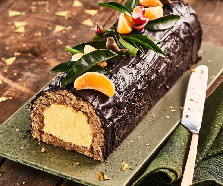 Bûche de Noël façon forêt-noire - Cookidoo® – the official