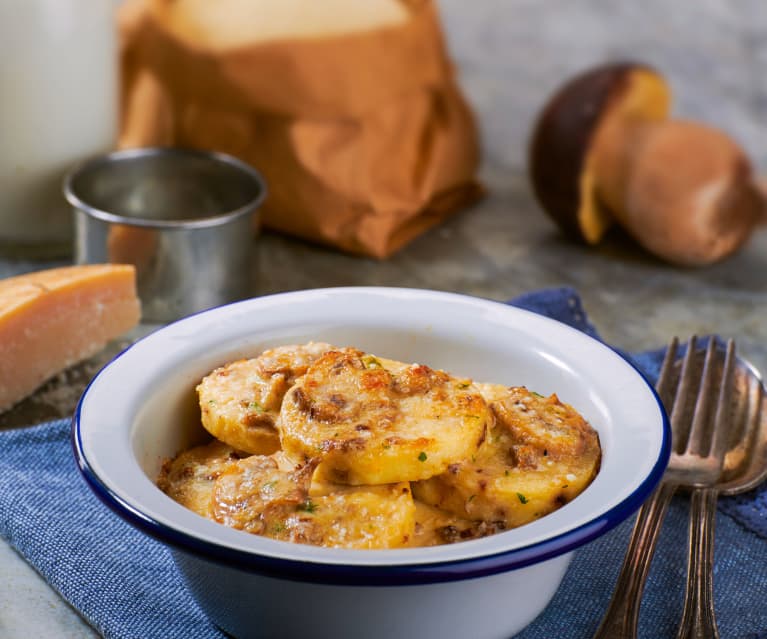 Gnocchi alla romana ai funghi