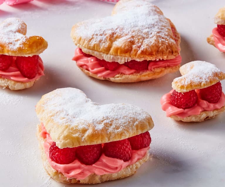 Rosé Cream Puff Pastry