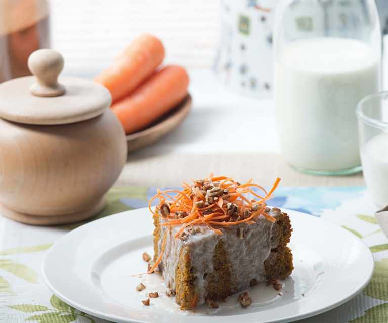 Pastel de nueces y zanahorias