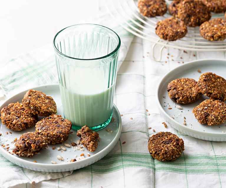 Galletas de semillas con pepitas de chocolate