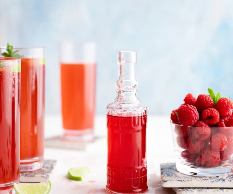 Sirop de framboise fermenté