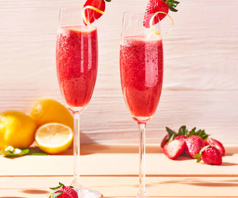 Mimosa à la limonade et à la fraise