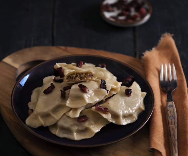 Pierogi med kød Pierogi med kød