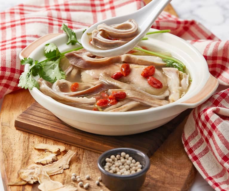 Pig's Stomach And White Pepper Soup