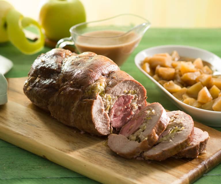 Cabezada de cerdo con manzanas especiadas - Cookidoo® – la plataforma de  recetas oficial de Thermomix®
