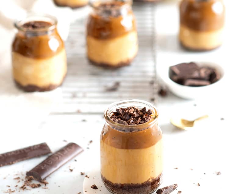 Cheesecake de dulce de leche