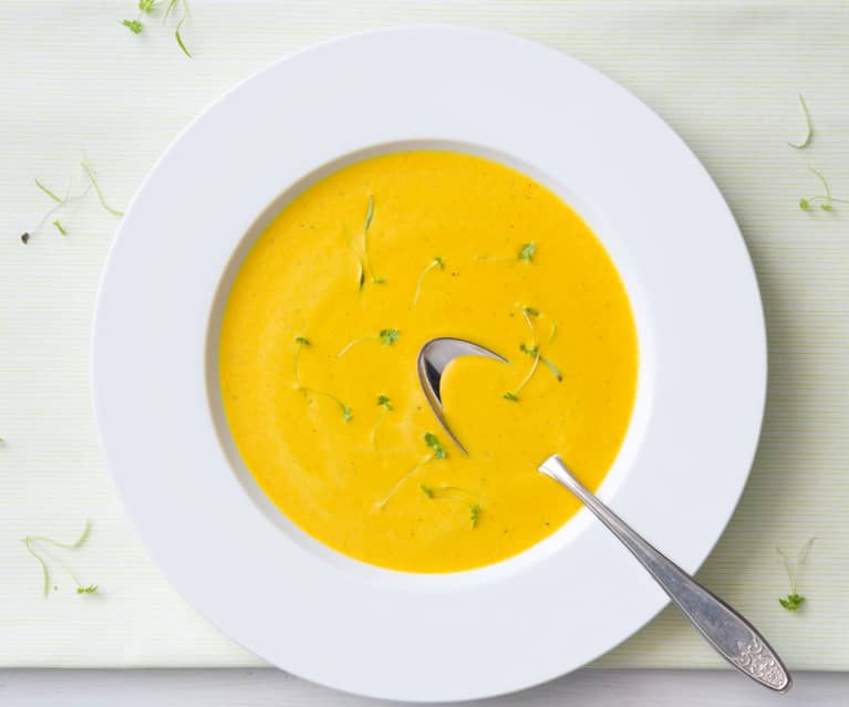 Carrot and coriander soup