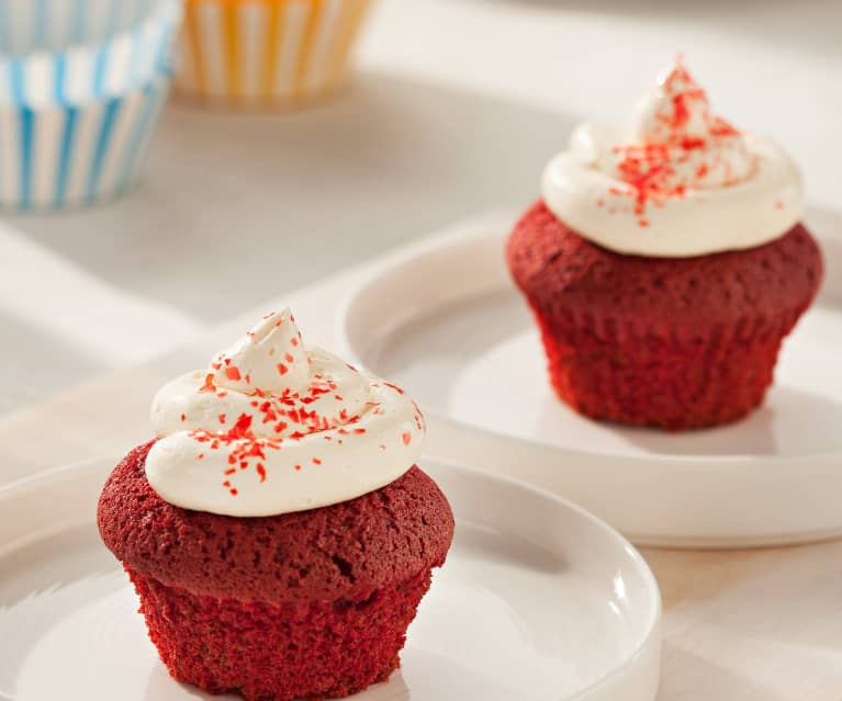 Cupcakes cappuccino et cuillères chocolat