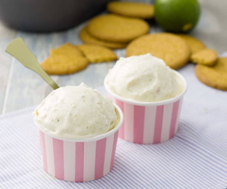 Helado de Key lime pie