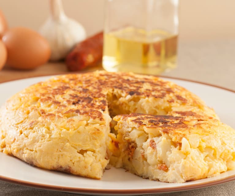 TORTILLA DE PATATAS CON Thermomix® & HESTAN CUE - Técnicas básicas