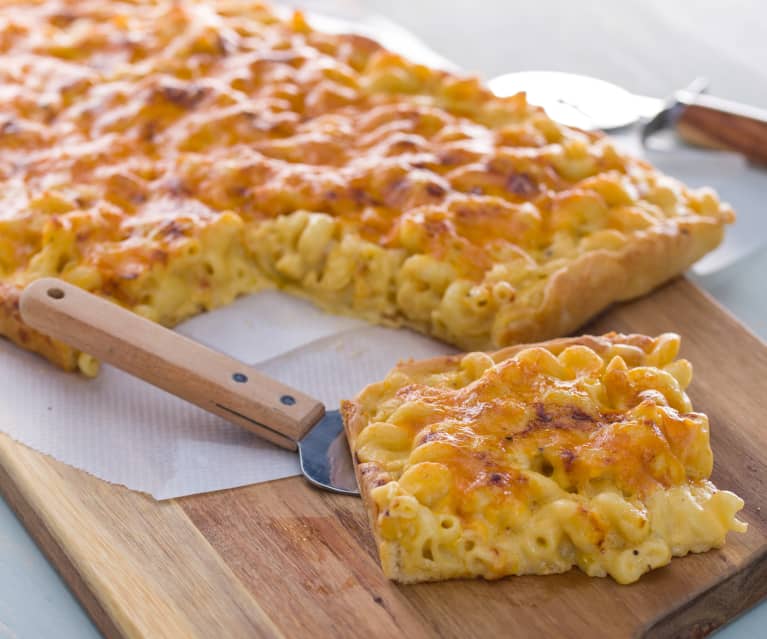 Pizza Mac 'n' Cheese (pizza de macarrones)