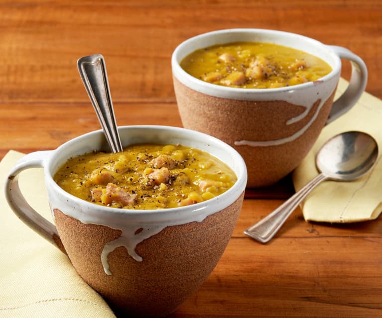 Creamy Split Pea Soup Recipe 