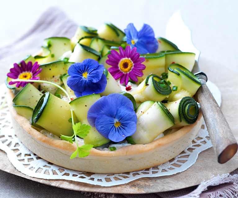 Tarte fraîcheur à la courgette