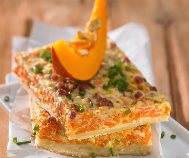 Kürbisquiche