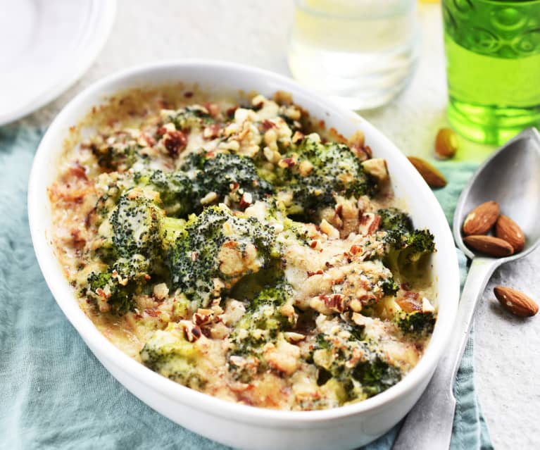 Gratin de brocoli au parmesan