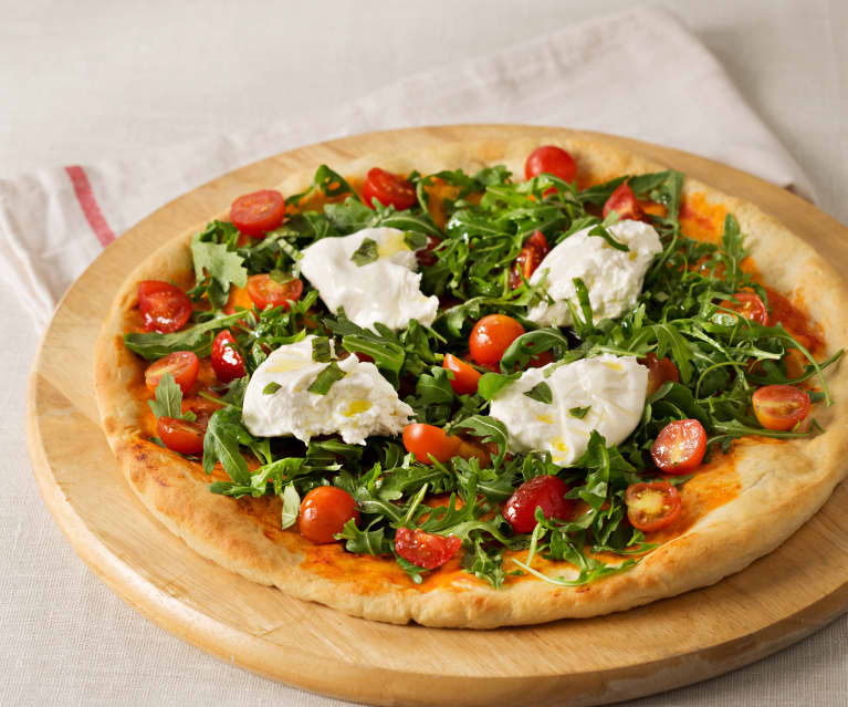 Pizza con tomate y mozzarella frescos - Cookidoo® – la plataforma de ...