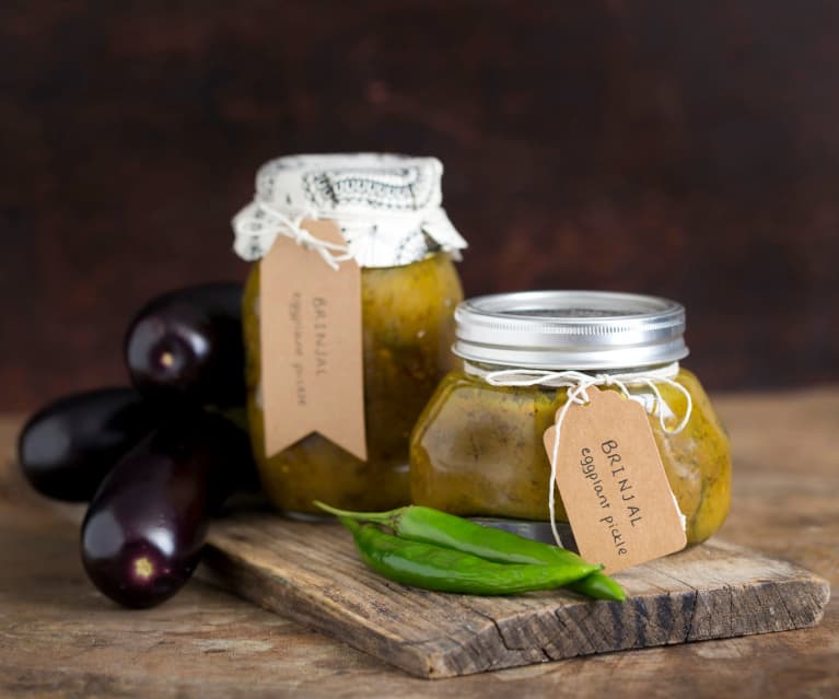 Brinjal (eggplant pickle)